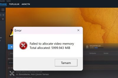 indiana jones great circle failed to allocate video memory error, indiana jones great circle video belleği tahsis edilemedi hatası çözümü,.jpg