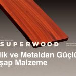 Çelik ve Metalden Güçlü Ahşap Tahta Malzeme