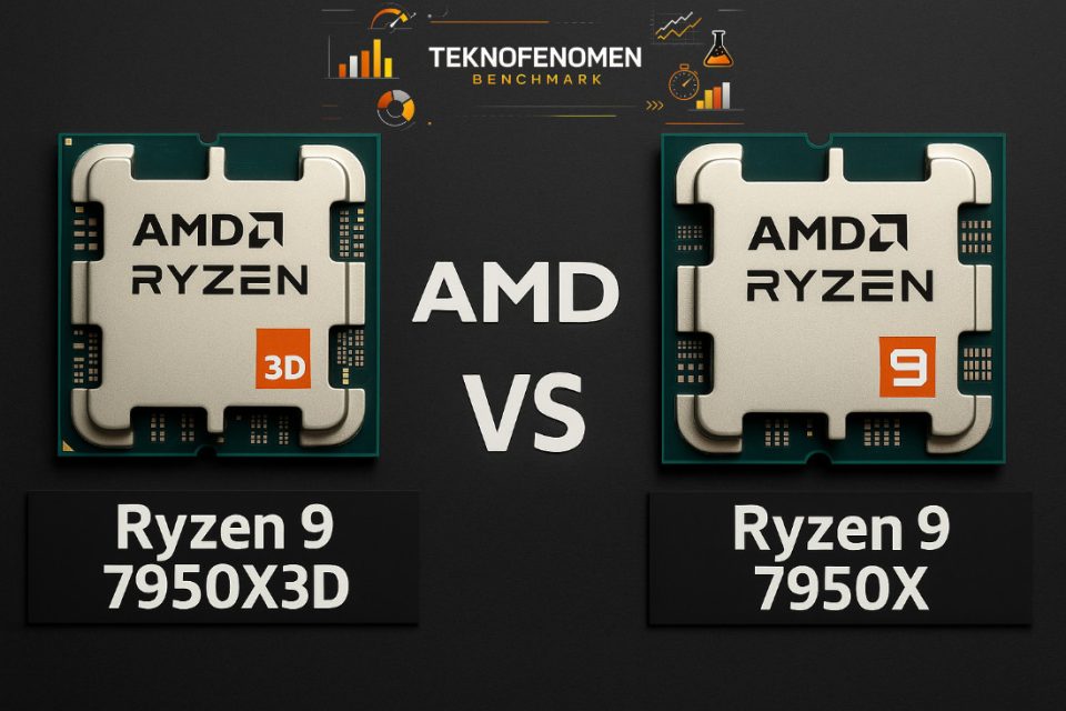 AMD Ryzen 9 7950X3D vs Ryzen 9 7950X karşılaştırması
